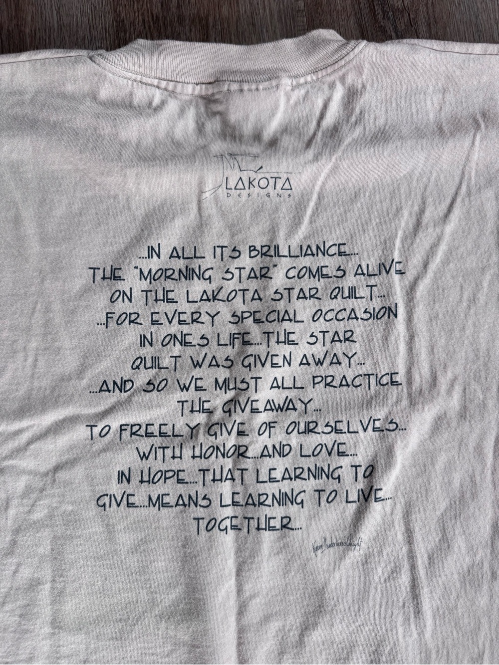 Vintage 1997 Morning Star Quilting T-Shirt - size XXLarge - Picture 6 of 6